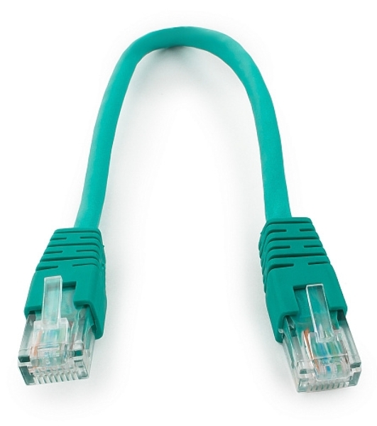 Патч-корд UTP Cablexpertcat.6, 0.25м, литой, многожильный, зеленый