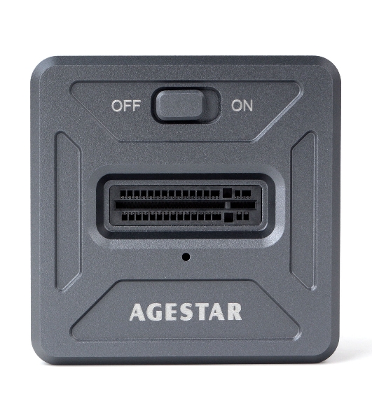 Док Станция SSD M.2 NVME AgeStar 31CBNV1C (GRAY) серый