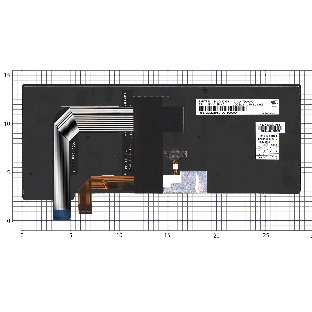 Клавиатура для ноутбука Lenovo Thinkpad T460S T470S черная с подсветкой