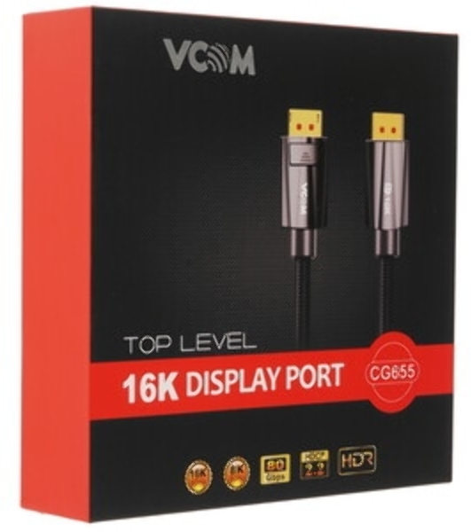 Кабель соединительный DisplayPort v1.4, 8K@60Hz, 5m, медь, VCOM CG635-5M