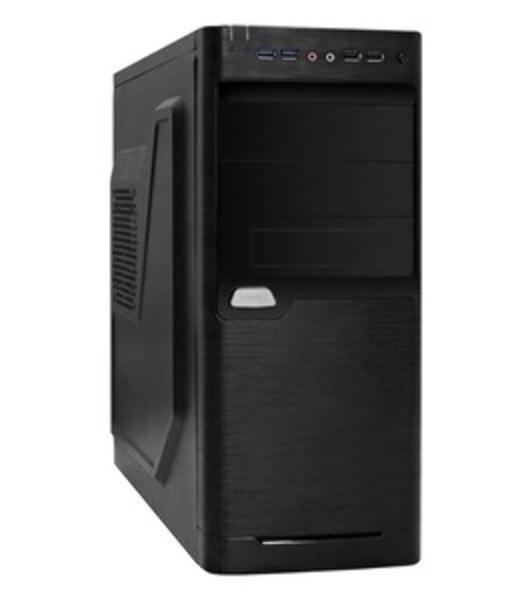 Компьютерный корпус ExeGate EX272730RUSMiditowerXP-330U Black, ATX, (XP600, Black,120мм), 2хUSB+2хUSB 3.0, Audio