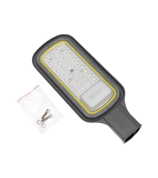 Светильник светодиодный консольный Rexant ДКУ 03-30-5000К-Ш-C IP65 черный