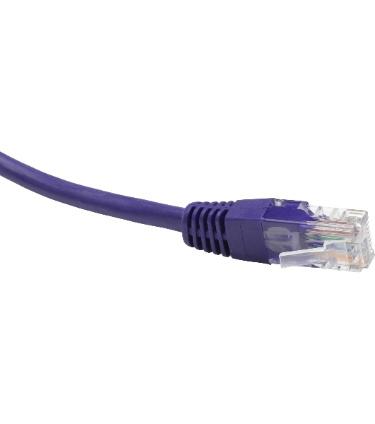Патч-корд Premier PP12-1.5M/V 1000Гбит/с UTP 4 пары cat.5E CCA molded 1.5м фиолетовый RJ-45 (m)-RJ-45 (m)