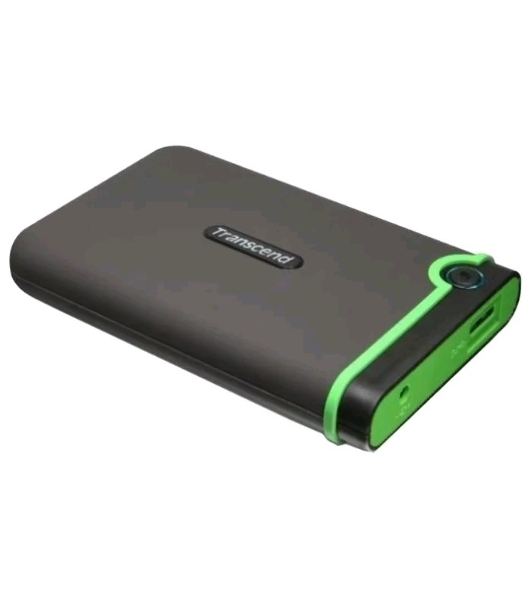 Внешний HDD 2.5' Transcend StoreJet 25M3, 2TB, USB 3.2 Gen 1 Type-A, 5400 rpm, серый
