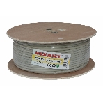 Кабель коаксиальный Rexant RG-8X, 50 Ом, CCS/Al/Al, 75%, бухта 100 м, серый, фото2