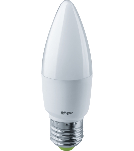 Лампа светодиодная Navigator NLL-C37-8.5-230-4К-E27-FR