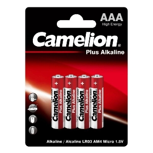 Элемент питания алкалиновый Camelion LR LR03 BL-4 (блист.4шт) 7369 1.5 В