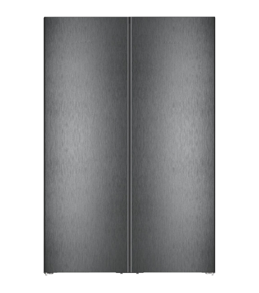 Холодильник Liebherr Комбинация XRFbd 5220-22 001 (SFNbdd 5227-22 001 + SRbdd 5220-22 001) черный двухкамерный 398/271л морозилка сбоку, No Frost, Side by Side
