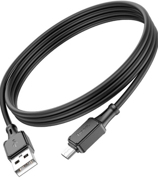 Кабель USB 2.0 hoco X25, AM/microBM, черный, 1м
