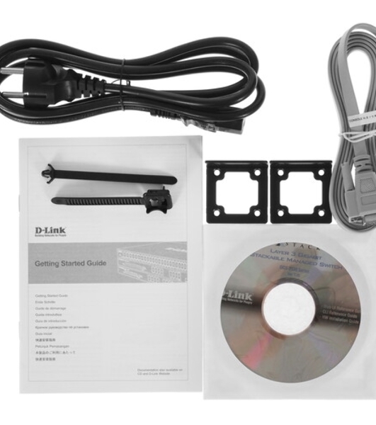 Коммутатор D-Link DGS-3130-54PS/B2A, 48×1 Гбит/с + 2×10 Гбит/с Base-T + 4×10 Гбит/с SFP+, управляемый