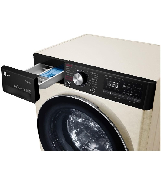 Стиральная машина LG F2V5HS9B бежевый, загрузка фронтальная 7 кг, 1200 об/мин, класс: А