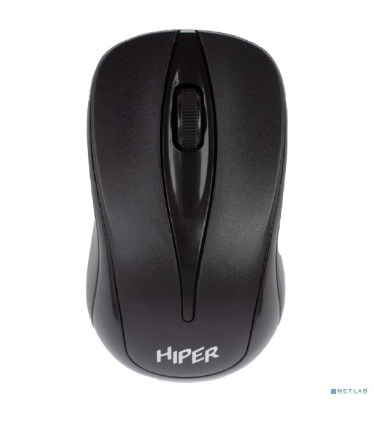 Мышь беспроводная HIPER HOMW-061 черный, 1000 dpi, радиоканал, USB, кнопки - 3