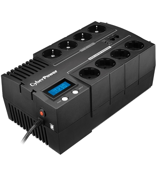 Источник бесперебойного питания CyberPower BR700ELCD 700 ВА/420 Вт/8 х CEE 7 (евророзетка)