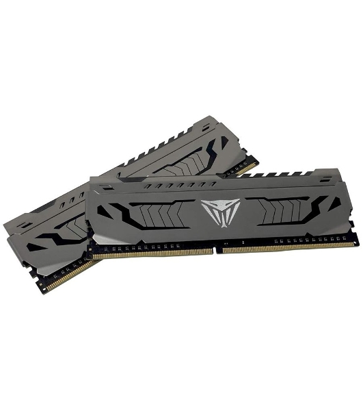 Оперативная память Patriot Viper Steel, DDR4, 32GB (2x16GB), 3600MHz, CL18, DIMM, радиатор, черный