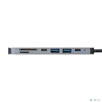 USB-концентратор ExeGate EX293983RUS DUB-21C/PD/CR/H (кабель-адаптер USB Type-C --> 2xUSB3.0 + Card Reader + PD 100W + HDMI 4K@60Hz, Plug&Play, серый), фото9