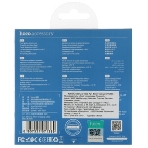 Кабель USB 2.0 HOCO X21, силиконовая оплетка, AM/microBM, бело-черный, 1м, фото5
