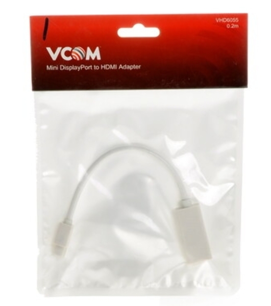 Кабель-переходник Mini DisplayPort (M)-> HDMI (F) VCOM VHD6055