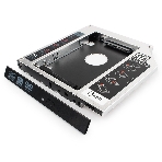 Контейнер для HDD Gembird MF-95-02 Низкопрофильный адаптер для 2.5-дюймового накопителя в отсек 5.25 дюйма, 12 мм, фото2