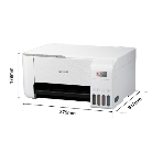 МФУ струйное Epson L3256 (C11CJ67407/C11CJ67414/C11CJ67421/C11CJ67519/C11CJ67504/C11CJ67524/C11CJ67516), A4 цветное, печ. до 10 стр/мин. (ч/б) до 5 стр/мин. (цвет), 1440 x 5760 dpi (печать) 1200x2400dpi (скан.), USB, Wi-Fi, фото2