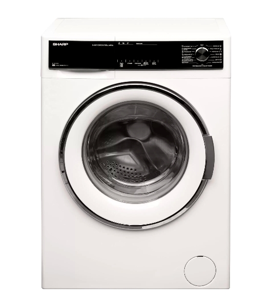 Стиральная машина Sharp ES814RW белый, загрузка фронтальная 8 кг, 1400 об/мин, класс: A+++