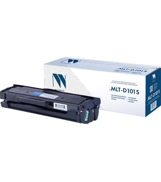 Картридж лазерный NVPrint совместимый Samsung MLT-D101S черный для SCX 3400/ML 2160 (1500k)