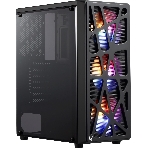 Компьютерный корпус Aerocool/Formula MANA черный без БП ATX 6x120мм 2xUSB 2.0 1xUSB 3.0 audio bott PSU, фото10