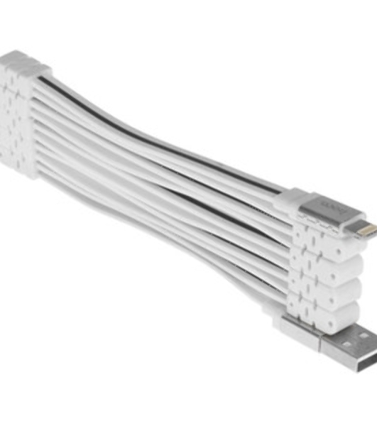 Кабель USB 2.0 HOCO X25, AM/Lightning M, белый, 1м