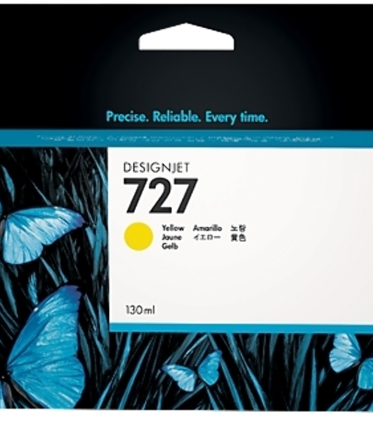 Картридж струйный HP 727 B3P21A желтый для HP DJ T920/T1500 (130мл)