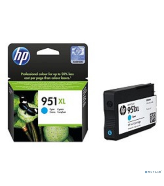 Картридж струйный HP 951XL CN046AE голубой для HP OJ Pro 8100/8600 (1500 стр.)