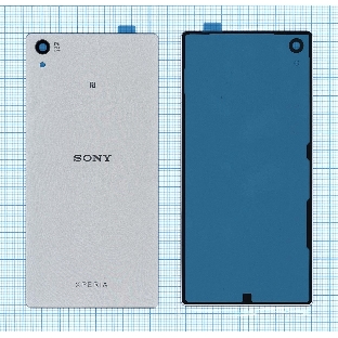 Задняя крышка для Sony Xperia Z5P E6883 серебристый