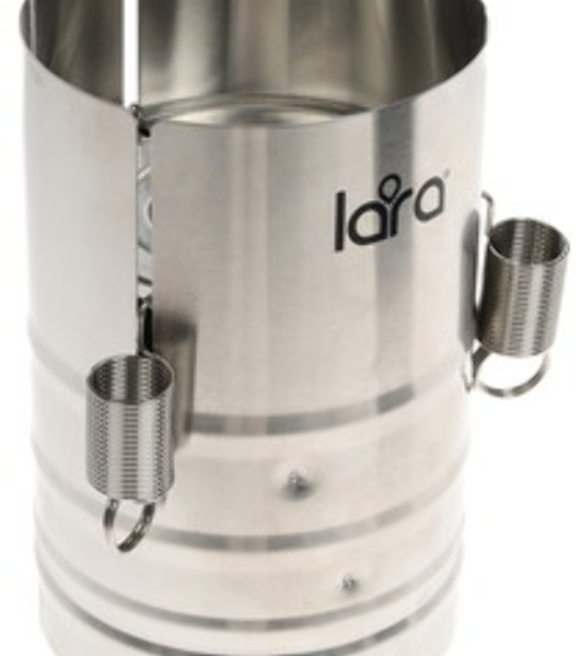 Ветчинница LARA LR02-99 (нерж) 3 ОБЪЕМА ЗАГРУЗКИ, загрузка до 1,5 кг, 130х170 мм