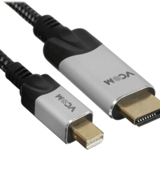 Кабель-переходник miniDisplayPort M-> HDMI M 4K@60Hz 1,5 м VCOM
