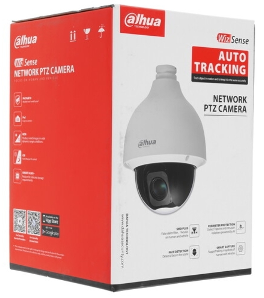 Камера видеонаблюдения IP Dahua DH-SD50432GB-HNR 4.8-154мм корп.:белый