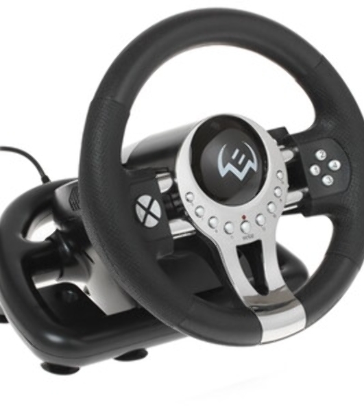 Руль SVEN GC-W700 (педали, вибро, скоба, лепестки, АКПП, D-pad, 12 кл, резин. вставки, PC/Xinput)