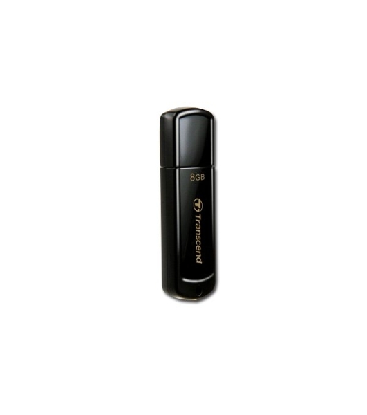 Флешка USB Transcend JetFlash 350 (TS8GJF350), 8Gb, USB 2.0, R/W 12/5, черный