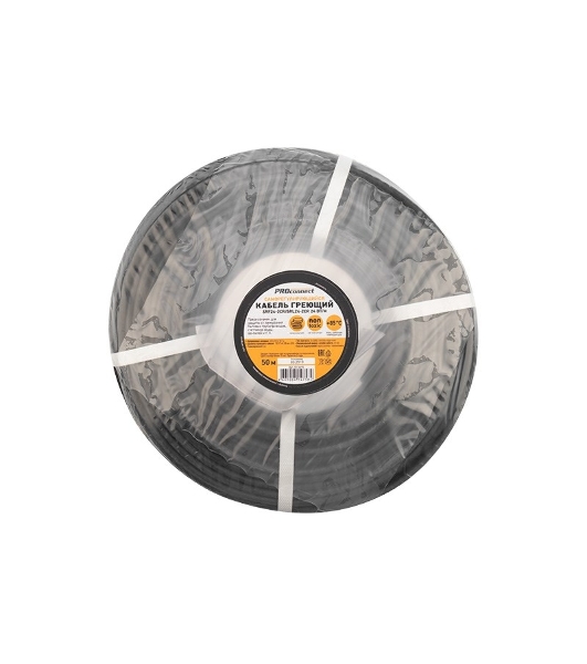 Кабель греющий саморегулирующийся PROconnect экранированный SRF24-2CR/SRL24-2CR (24 Вт/1 м), 50 м