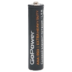 Батарейка GoPower R03 AAA Shrink 4 Heavy Duty 1.5V (4/60/1200), фото2