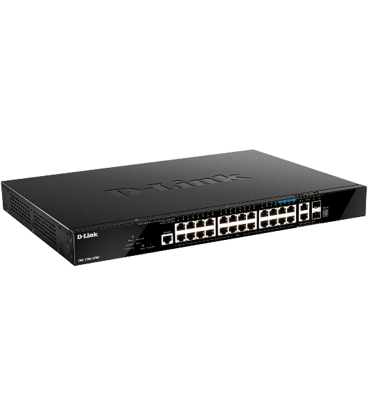 Коммутатор D-Link DGS-1520-28MP/A1A, 20×1 Гбит/с + 4×2.5 Гбит/с + 2×10 Гбит/с Base-T + 2×10 Гбит/с SFP+, управляемый