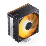 Кулер для процессора CPU Cooler JONSBO CA40 ARGB (225W, 4-pin PWM, 157mm, Al/Cu, 4x6mm, ARGB, 1x120mm, 69.61CFM, 32.6dBA, 1800RPM, S: 1851/1700/1200/115X, AM4/AM5 Black), фото3