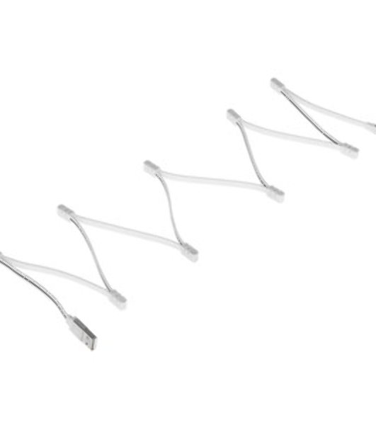Кабель USB 2.0 HOCO X25, AM/Lightning M, белый, 1м