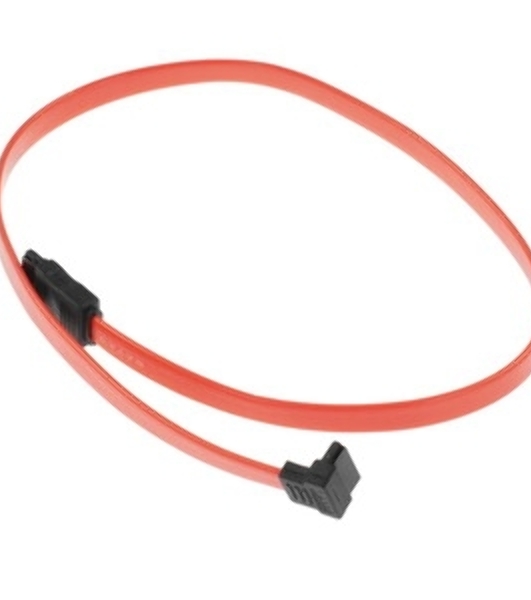 Кабель интерфейсный SATA Cablexpert CC-SATADATA90-N, Sata3 7pin/7pin угловой, медн.проводник, 50 см, пакет