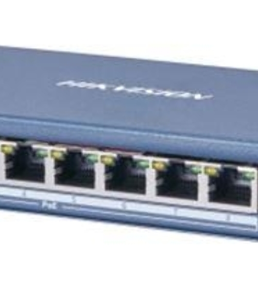 Коммутатор Hikvision DS-3E0109P-E(C), 8×100 Мбит/с PoE + 1×100 Мбит/с, неуправляемый