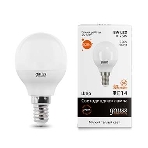 Лампа светодиодная LED Gauss 8Вт E14 220В 2700К Elementary шар 53118, фото 1