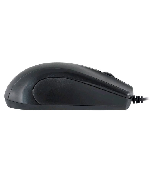 Мышь проводная Oklick 185M черный, 1200 dpi, USB, кнопки - 3