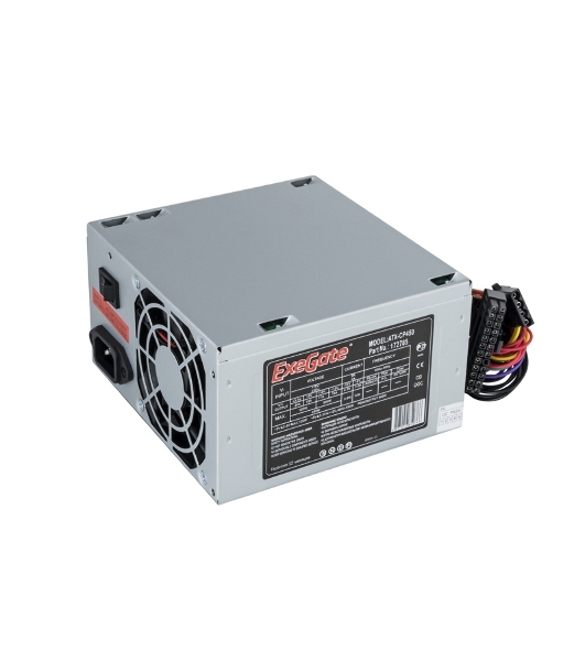 Блок питания ExeGate CP450 (EX172785RUS-PC), 450Вт, 80мм, серебряный