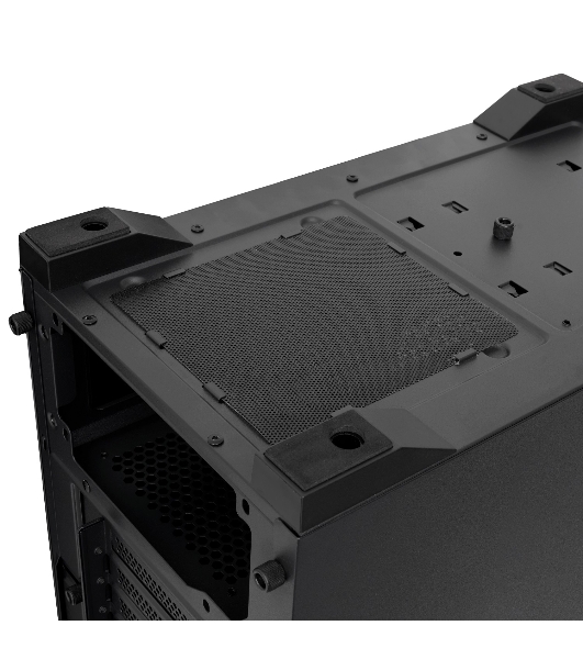 Компьютерный корпус без блока питания HSPD M320, Mesh Mini-tower, черный, slide TG, 0.45 SPCC, 2x140мм ARGb+1x120мм ARGb mATX, mITX 160/340/184мм 2x2.5', 2x3.5', 4xPCI 2xUSB-A 3.0, 1xUSB-A 1.0 390x200x385мм