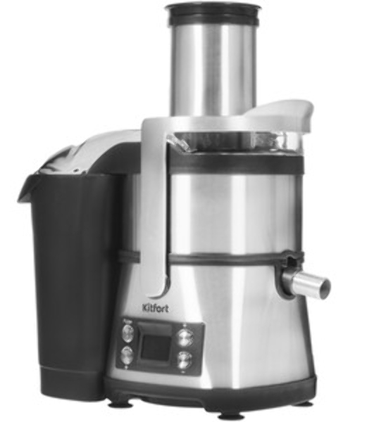Кухонный комбайн Kitfort KT-1395 800Вт серебристый/черный