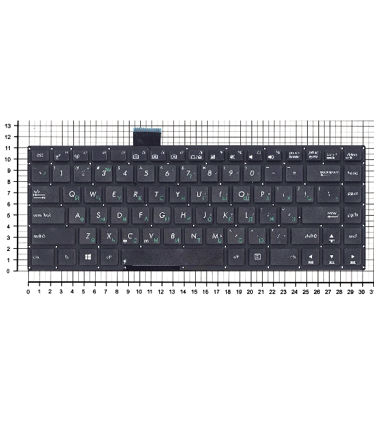 Клавиатура для ноутбука Asus VivoBook S400CA S451 S401 черная