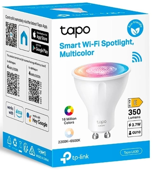 Умная многоцветная Wi-Fi спот-лампа TP-Link Tapo L630
