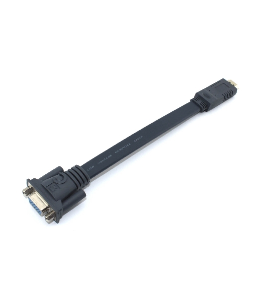 Переходник с кабелем HDMI на VGA цветной 230 мм